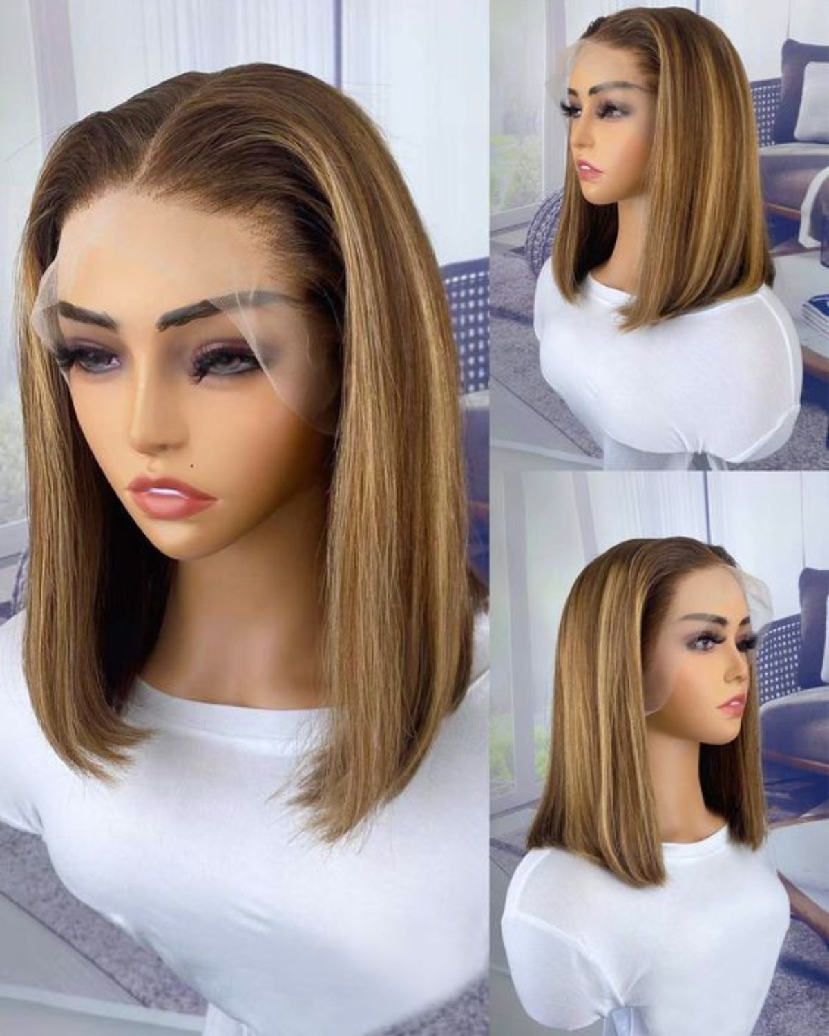 Super Natural Straight Human Hair 0 Skill Needed Wig